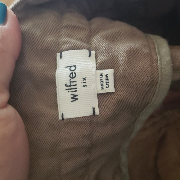 Aritzia Wilfred Casbah Lyocell Pant (tan) - Picture 3 of 7